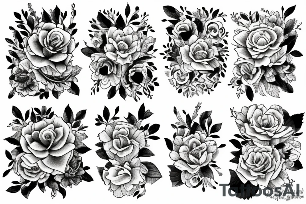 Flowers tattoo idea