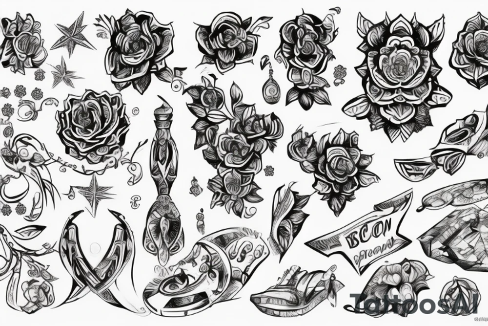 Бог солнца и бог загородной жизни tattoo idea