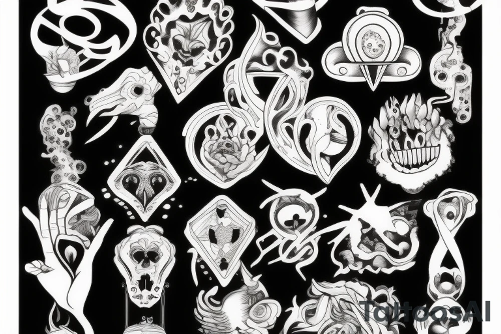 Number "1/8" tattoo idea