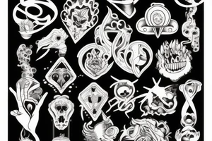 Number "1/8" tattoo idea