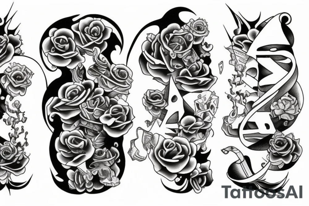 Number "1/8" tattoo idea