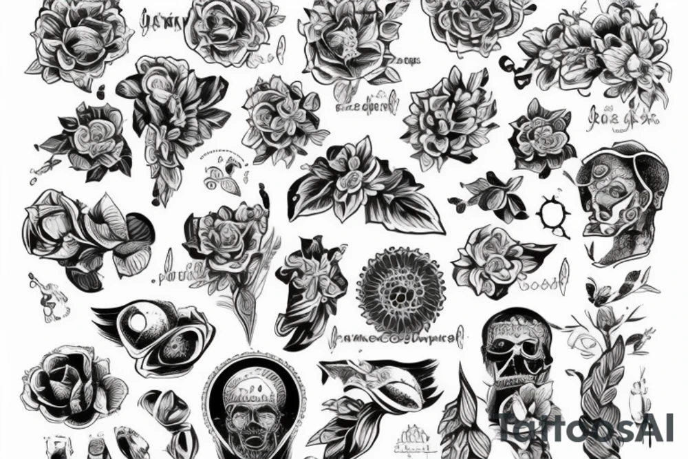 Бог солнца и бог загробной жизни tattoo idea