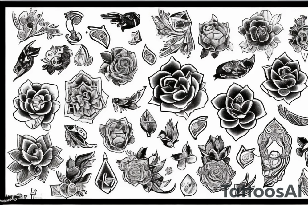 Бог солнца и бог загробной жизни tattoo idea