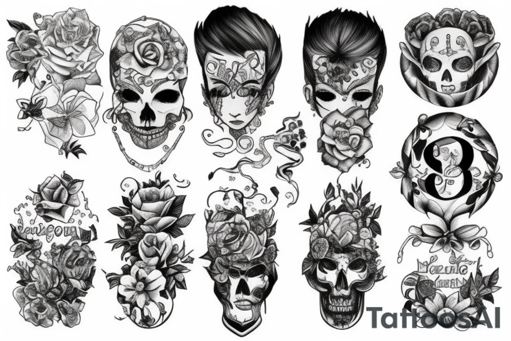 Number "1/8" tattoo idea