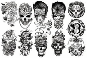 Number "1/8" tattoo idea