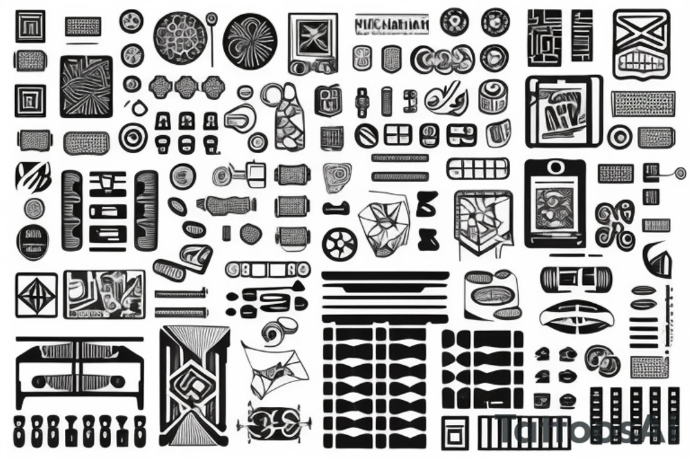 microchip tattoo idea