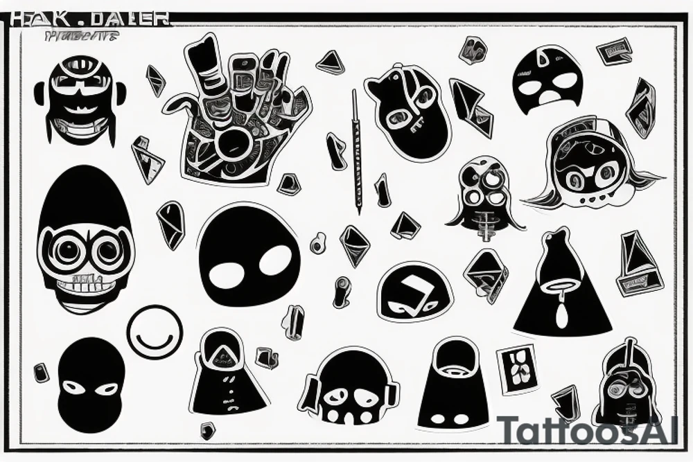 hacker tattoo idea