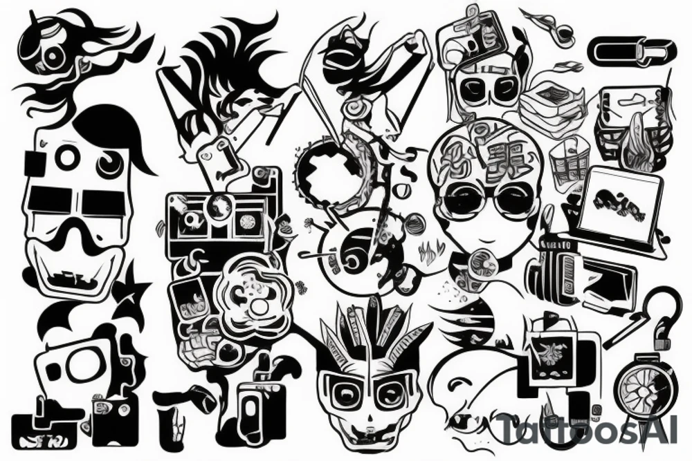 hacker tattoo idea