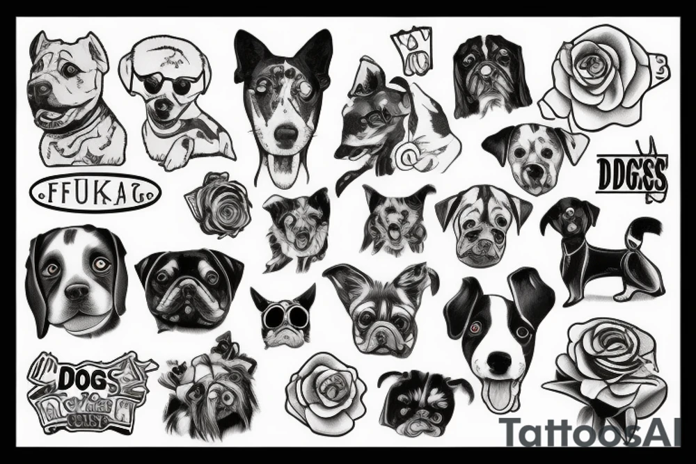 dogs fuck tattoo idea
