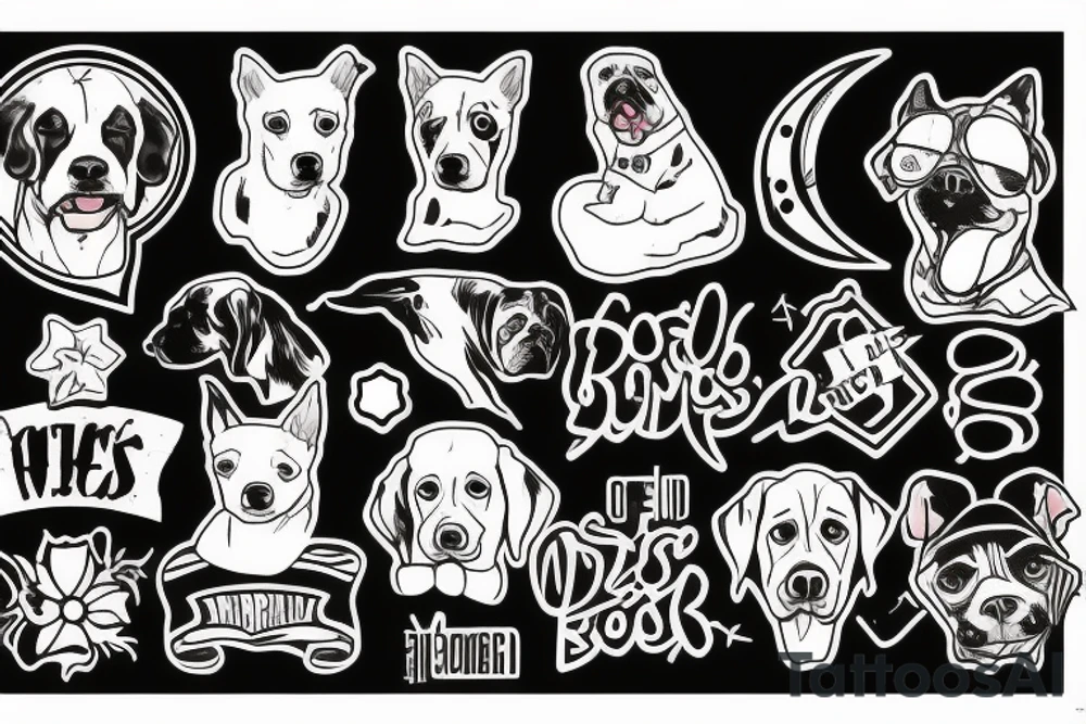 dogs fuck tattoo idea