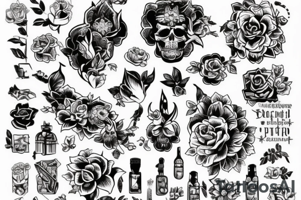 Египетский бог солнца и бог загробного царства tattoo idea