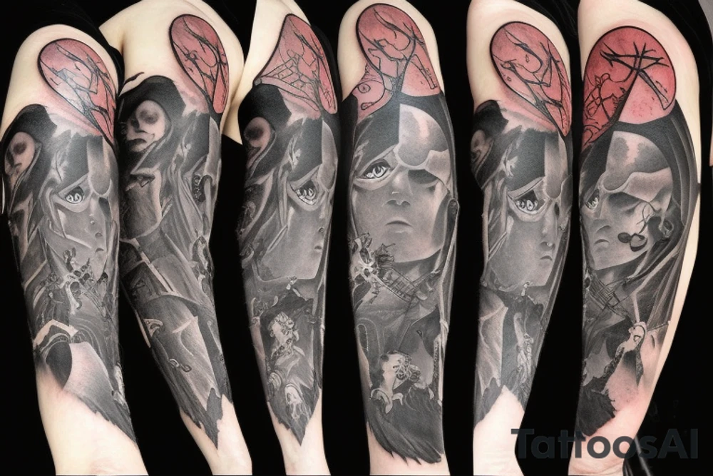 Berserk eclipse sleeve tattoo idea