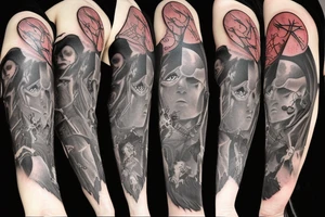 Berserk eclipse sleeve tattoo idea