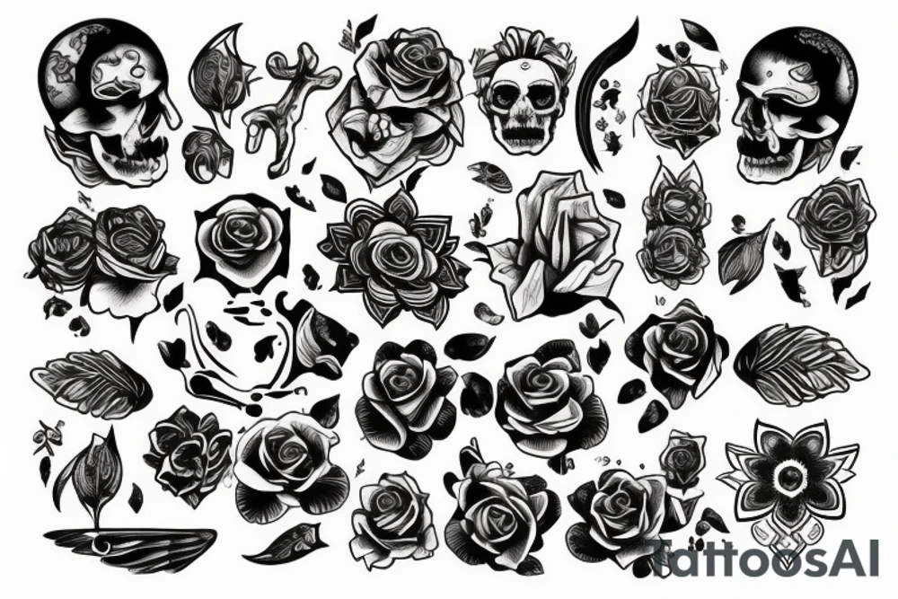 Бабочки в огне tattoo idea