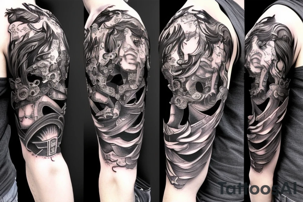 Berserk eclipse sleeve tattoo idea