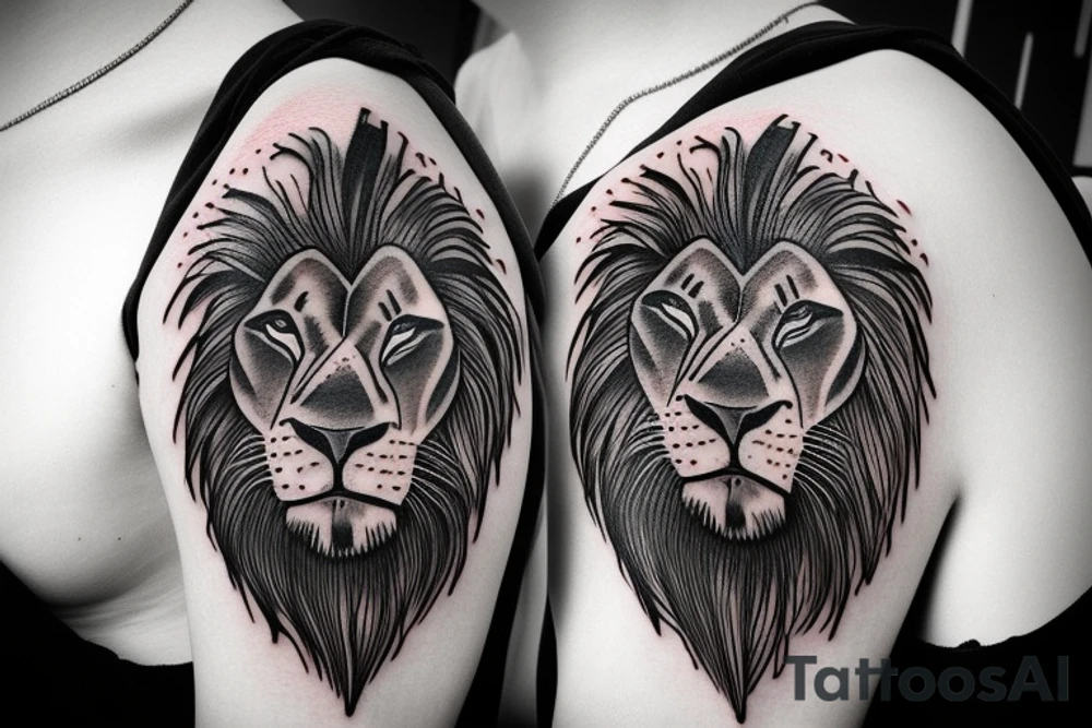 Lion king tattoo idea