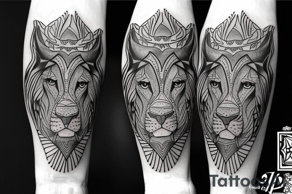 Lion king tattoo idea