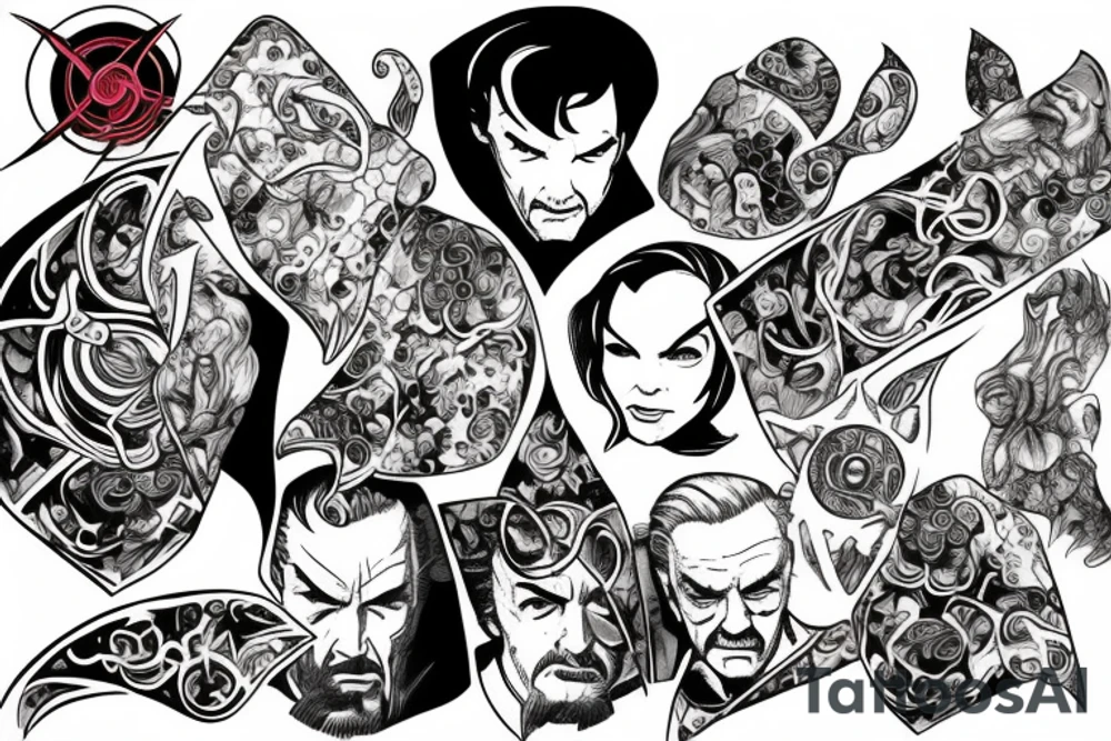 baby doctor strange by stan lee tattoo idea