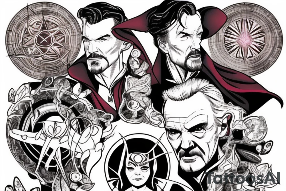 baby doctor strange by stan lee tattoo idea