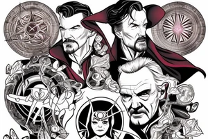 baby doctor strange by stan lee tattoo idea