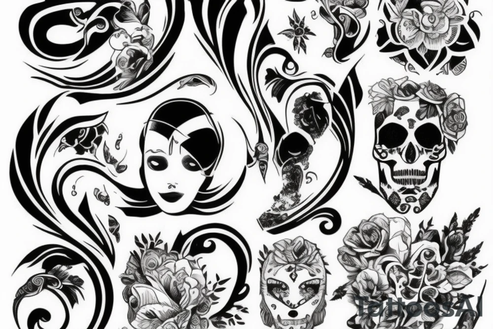медведь tattoo idea