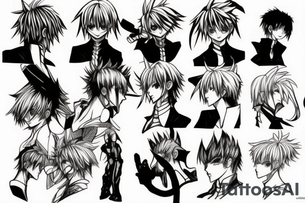 Kurapika HunterxHunter tattoo idea