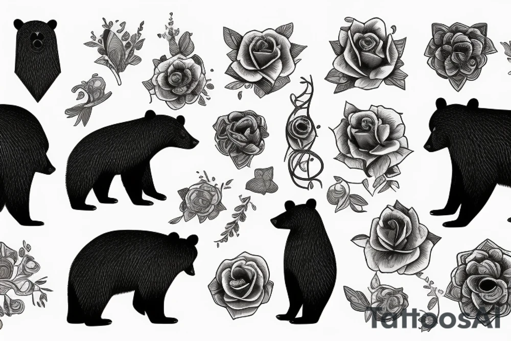 bear tattoo idea