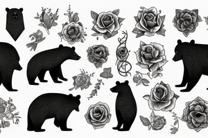 bear tattoo idea