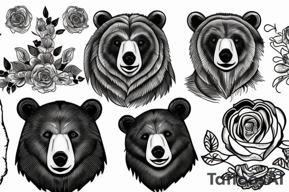 bear tattoo idea