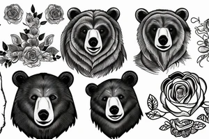 bear tattoo idea