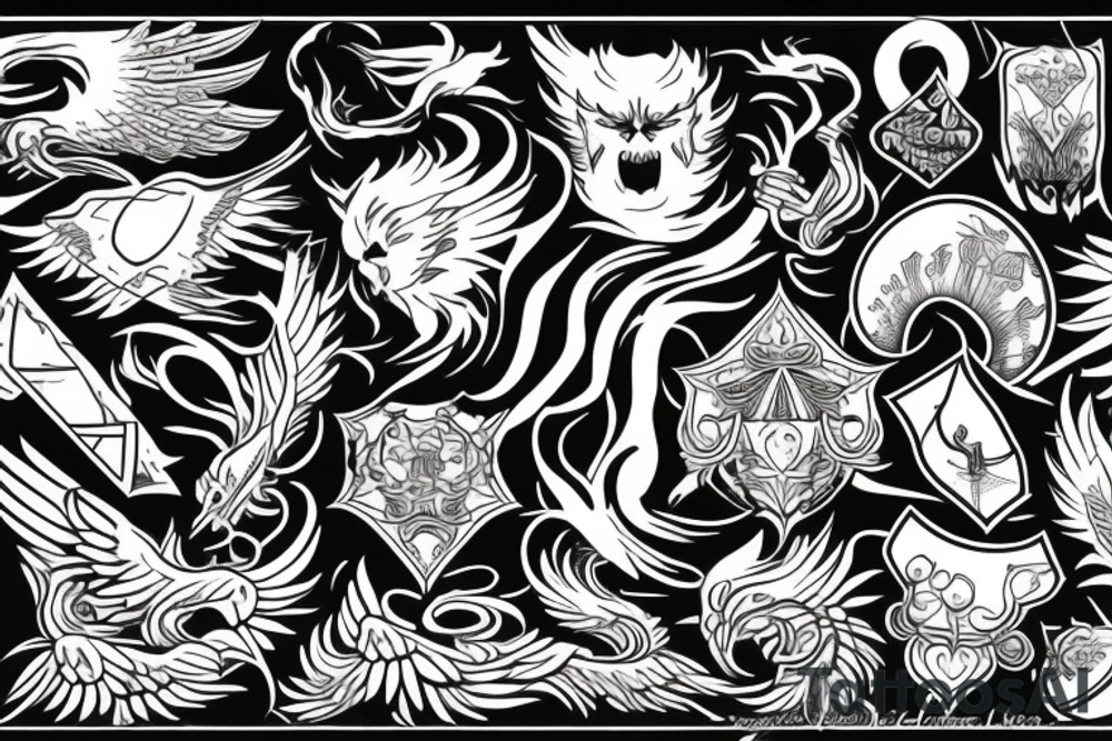 Phoenix tattoo idea