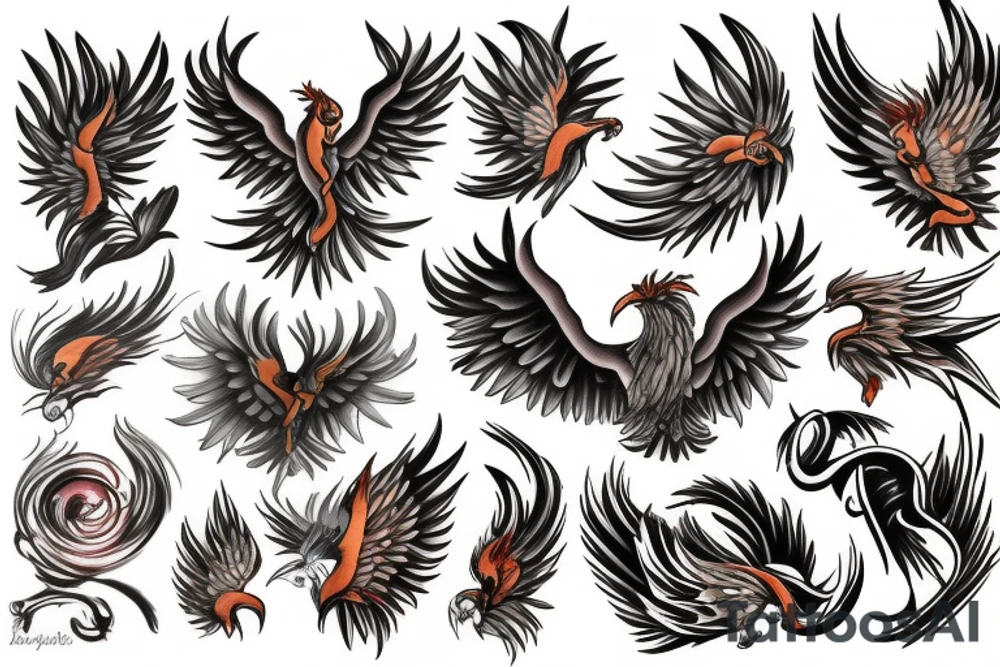 Phoenix tattoo idea