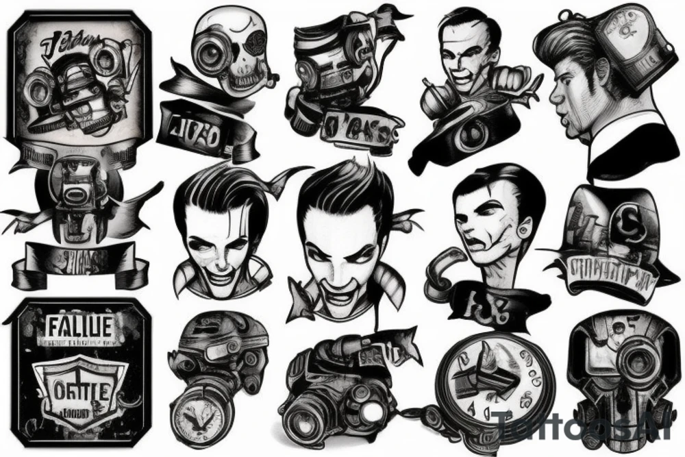 fallout boy tattoo idea