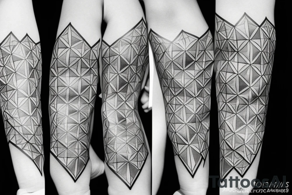 Clear shapes, sharp angles, rhombuses, squares, tesseracts, geometric illusions, tattoo idea Clear shapes, sharp angles, rhombuses, squares, tesseracts, geometric illusions, tattoo idea