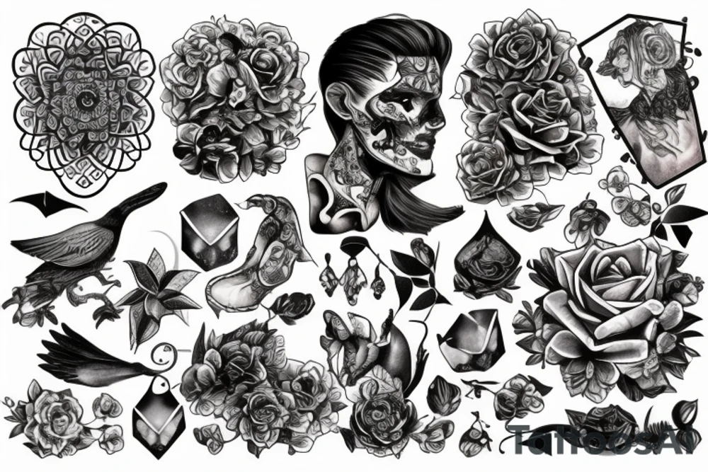 Дракон и скорпион tattoo idea