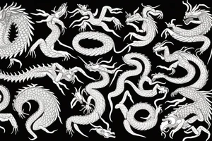 Dragon and scorpion tattoo idea