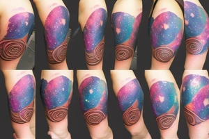 spiral galaxy tattoo idea