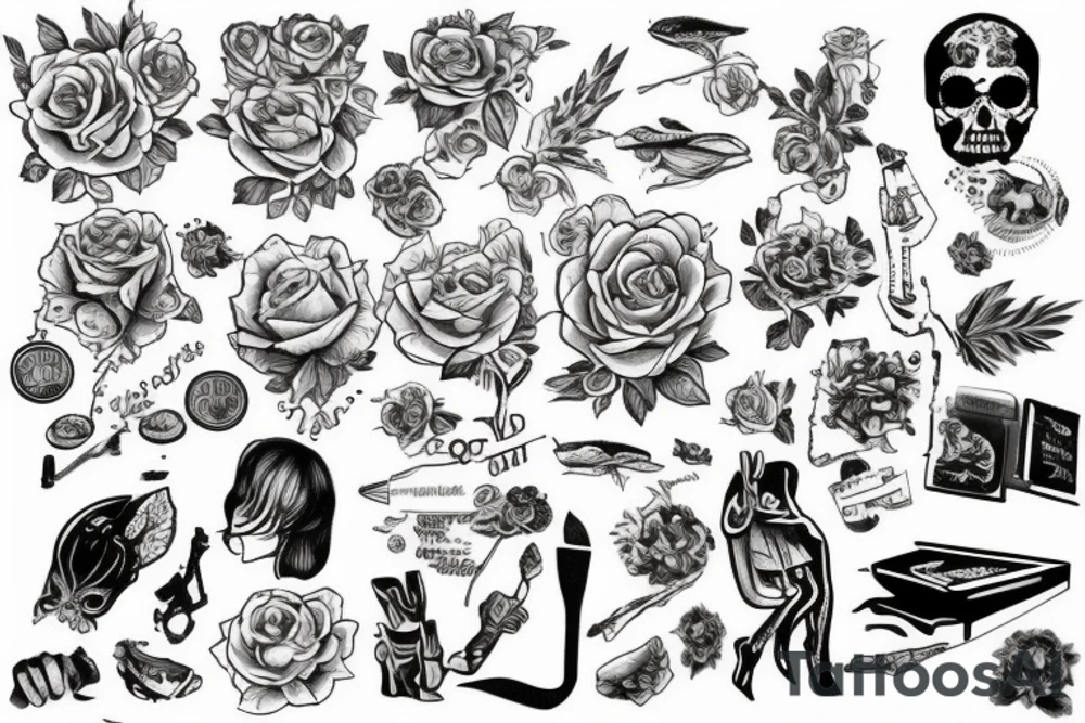 Человек с крыльями tattoo idea