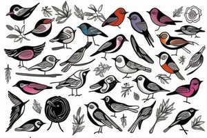Birds tattoo idea