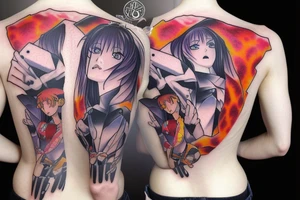 rei aynami, evangelion anime tattoo idea