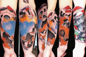 rei aynami, evangelion anime tattoo idea