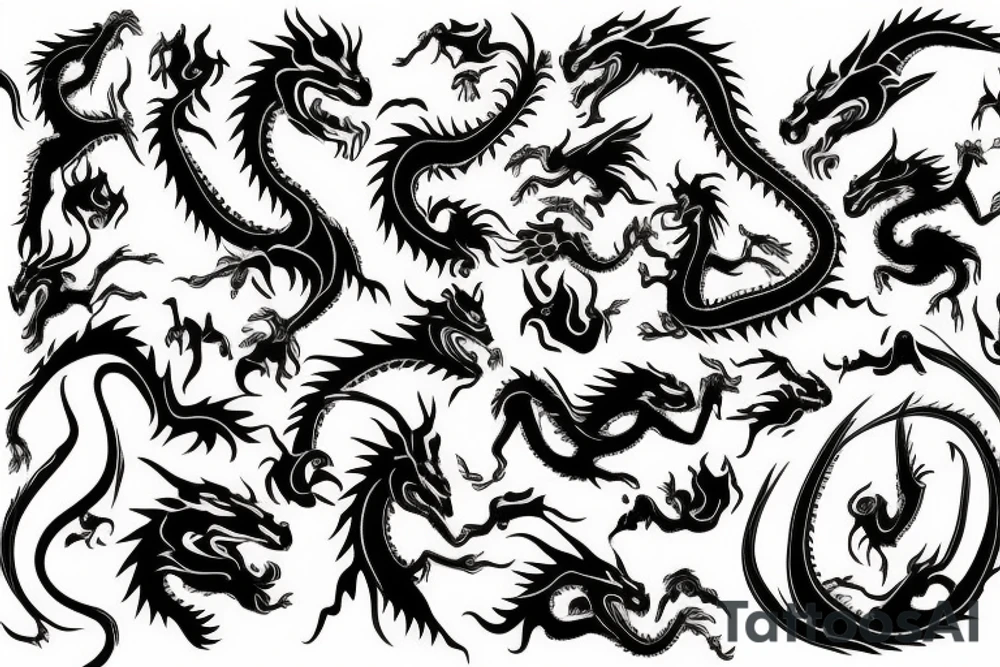 dragon tattoo idea