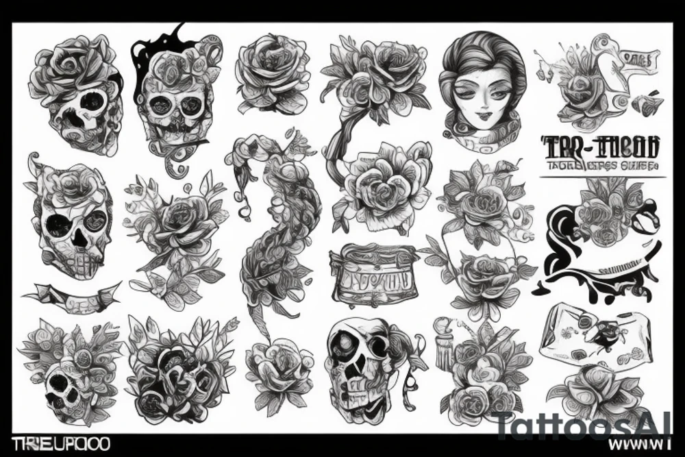 Трэш-полька tattoo idea