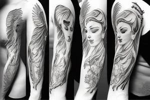 angel tattoo idea