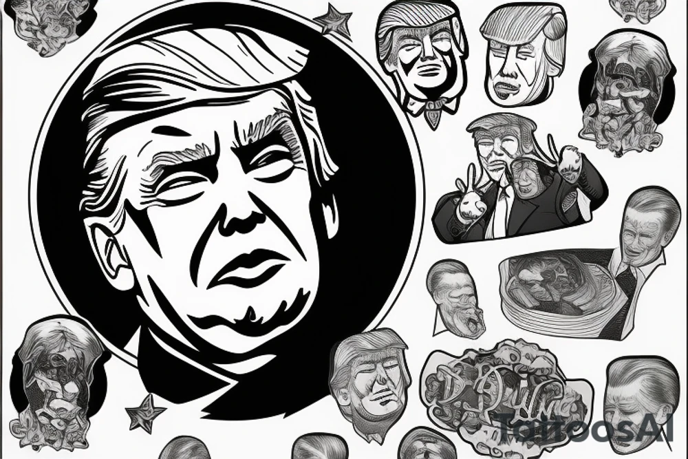 Donald Trump tattoo idea