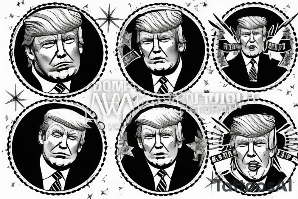 Donald Trump tattoo idea