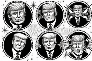 Donald Trump tattoo idea