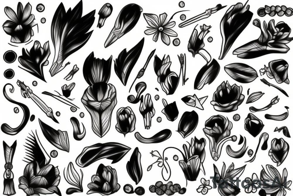 clitoris tattoo idea