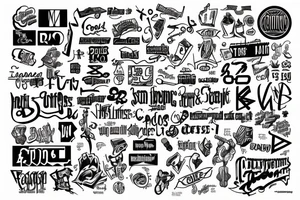 code and programming stuff tattoo idea