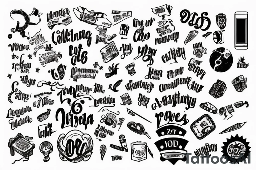 code and programming stuff tattoo idea